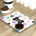 thumbnail image 5 of Kkkded Dog Cat Pet Food Mat ，Silicone Cat & Dog Food Mat for Floors Waterproof, Waterproof Slip Dog Bowl Mat, Prevent Food and Water Messes on Floor, 5 of 7