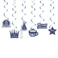 thumbnail image 5 of Retirement Party Decoration Set with Happy Retirement Banner and Paper Flower Balls for Festive Background Arrangement in Blue, 5 of 8