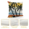 thumbnail image 4 of JEUXUS Hawaii Summer Beach Tropical Coconut Palm Tree Sunglasses Throw Pillow Cover,Beach Lover Gifts,Summer Lover Gifts Summer Vibes Decorative Cushion Cover for Beach House, 4 of 5