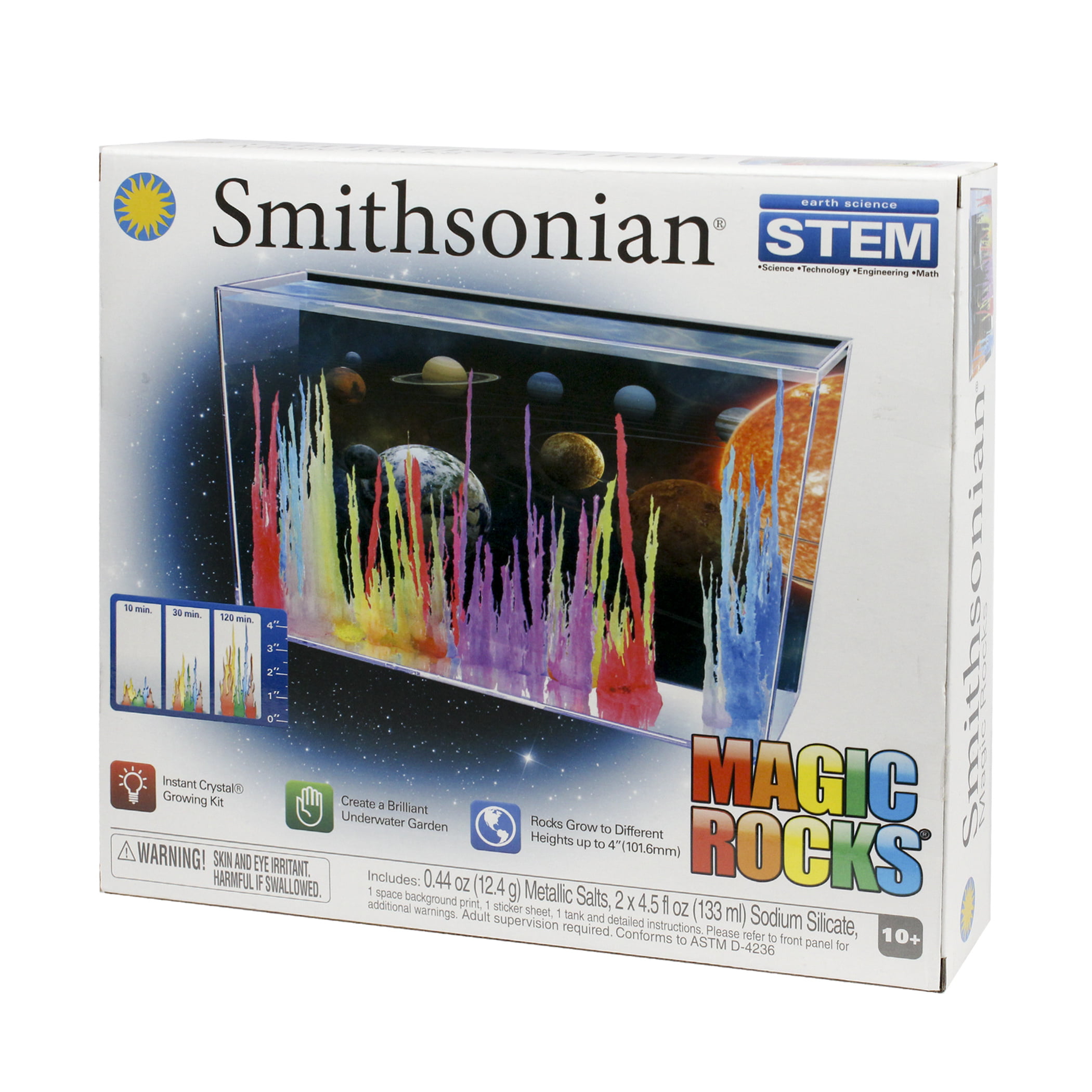 Smithsonian Magic Rocks Crystal Growing Kit Science Learning Educational for sale online 
