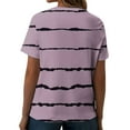 thumbnail image 5 of Yuzhih Short Sleeve Shirts for Women V-Neck Tops Loose Casual Summer Tees Button down Blouses Fashion Summer Tunic, 5 of 5
