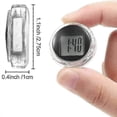 thumbnail image 2 of 3 Pieces Mini Motorcycle Clocks Waterproof Stick-on Motorbike Mount Watch Digital Clocks for Vehicle, Auto, Car, SUV), 2 of 5