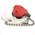 thumbnail image 2 of Zing Ear ZE-268S1 3 Speed 4 Wire Fan Switch 3 Way Rotary Speed Control Pull Chain Switch 6A125VAC 3A250VAC for Ceiling Fans - Nickel, 2 of 5