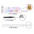thumbnail image 3 of Nail Glitter Set Flat Back Gems Rhinestones Decors with Rhinestones Pick Up Tweezers & Nail Pen for Nail Art DIY 7 Boxes Nail Glitter Sequins, 3 of 4