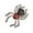 Black Red, variant on Rhinestone Spider Brooches and Pins for Women Antique Gold-Toned Fashion Crystal Halloween Animal Brooch Lapel Pin Suit Collar Dress Accessories Unisex Punk Gothic Jewelry for Friend