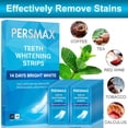 thumbnail image 2 of Tiras blanqueadoras de dientes PERSMAX Professional 14 tratamientos, 2 of 9