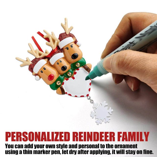 Colgante de Árbol de Navidad BuyWeek Diseño de Alce