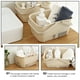 thumbnail image 3 of unbranded Organizador Portátil Para Y Hogar Cesta Plástica Beige Con Asa Resistente, 3 of 8