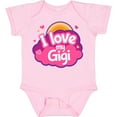 thumbnail image 3 of Inktastic I Love My Gigi Grandma Grandchild Girls Baby Bodysuit, 3 of 5