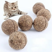 Walbest Catnip Balls, Edible Kitty Toys for Cats Lick, Safe Healthy Kitten Chew Toys, Teeth Cleaning Dental Cat Toy, Cat Treats, 1Pc