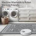 thumbnail image 5 of ODIKA 6'x9' Machine Washable Non-Slip Area Rug, Stylish Boho Chic with Dynamic Zebra Motifs High Traffic Rug, Gray, 283564, 5 of 7