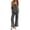 Gray, variant on LEKWK Pajama Sets for Women 2 Piece Ruffle Square Neck Tank Top and Wide Leg Pants Cute Beach Vacation Casual Home Lounge Sleepwear