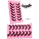 thumbnail image 2 of Zhuge 7 pares de pestañas postizas de visón sintético, tenues, tupidas, de aspecto natural, con volumen, A7080, 2 of 3