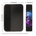 thumbnail image 6 of Chririnla Smoke Skull Auto Seatbelt Covers Heat Insulation Durable Car Seat Belt Pads, Soft Magic Tape Installation Compatible with SUV Van Cars, 6 of 7