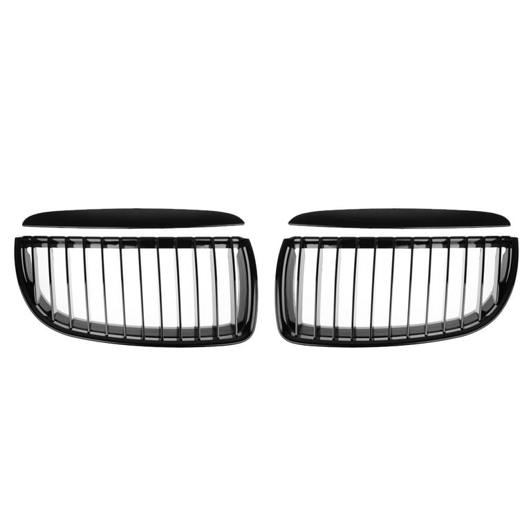 Glossy Black Kidney Grille For 2005-2008 BMW E90 E91 323i 325xi