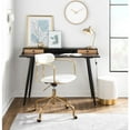 thumbnail image 3 of LumiSource Cream Plush Fabric Marla Nesting Ottoman Set, 3 of 10