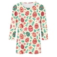 thumbnail image 5 of lcziwo Mother's Day Gifts Oversized Tshirts for Women 2025 Easter Eggs Graphic Tees Shirt Casual Crew Neck 3/4 Length Sleeve Tops Cotton Pullover Blouse Multicolor XXXXXL, 5 of 6