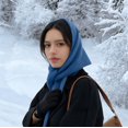 thumbnail image 6 of Women Knitted Triangular Scarf, Lightweight Soft Neck Warmer Shawl with Cut-Out, Versatile Knit Neck Wrap for Daily Fall Outfit, 6 of 6