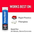 thumbnail image 3 of J-B Weld WaterWeld, 1 Hour Cure, Epoxy Putty Stick - 2 Pack, Off-White (8277-2), 3 of 3