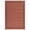 Brick Orange, variant on Garvee 2x6 Easy Jute Rug Modern Bordered Runner Rug, Washable Solid Rug Non Slip Indoor Carpet for Bedroom Hallway Home Office, Brick Orange