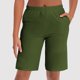 thumbnail image 1 of Pantalones de dormir de color liso para mujer, finos, informales, de cinco cuartos, para el hogar, pijama, 1 of 7