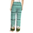 thumbnail image 3 of Bingfone Pajamas For Women,Wood Grain Pajama Pants With Pockets-Large, 3 of 9