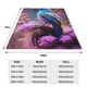 thumbnail image 3 of Balery Beautiful Flower Blue Bird Manta de Felpa Suave y Acogedora – Cobija de Franela Aterciopelada para Cama, Lavable y Cálida para Sofá, Mascotas, Transpirable-50"x40", 3 of 7
