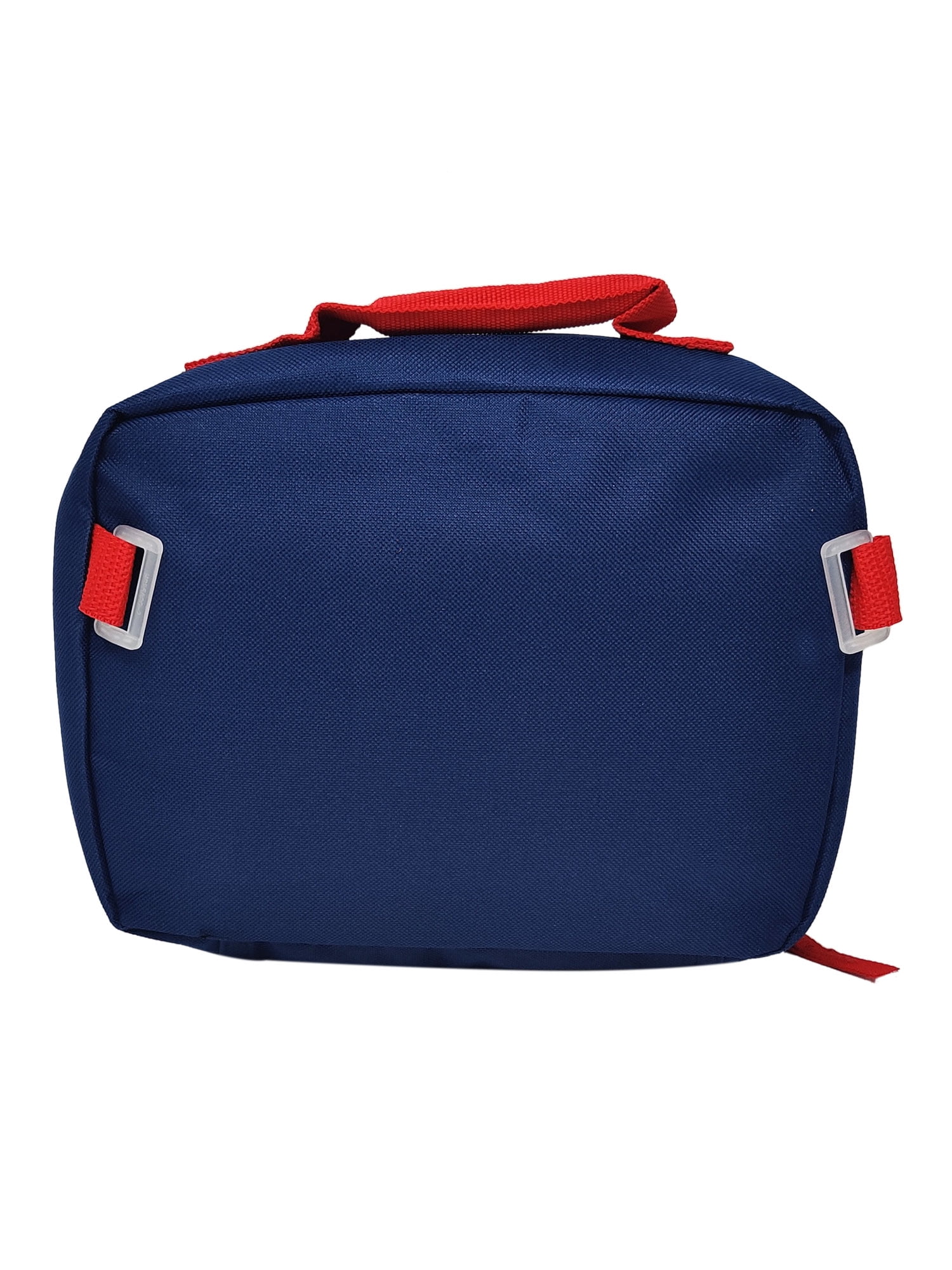 Super Mario Unisex Navy Blue Backpack 16" & Detachable Insulated Lunch Bag