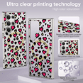 thumbnail image 7 of Compatible with Galaxy S22 Ultra Luxury Cute Leopard Patterned Case Shockproof Slim TPU Flexible Silicone Rubber Gel [Compatible with MagSafe] Phone Cover for Samsung Galaxy S22 Ultra 6.8 inch, Rose, 7 of 7