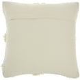 thumbnail image 2 of Mina Victory Life Styles Tufted Pom Poms 18"X18" Ivory Indoor Throw Pillow, 2 of 6