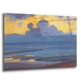 thumbnail image 2 of Epic Art 'By the Sea-1909' by Piet Mondrian, Acrylic Glass Wall Art, 36"x24", 2 of 8