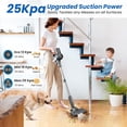 thumbnail image 3 of Wnkim Cordless Stick Vacuum Cleaner, 25Kpa, HEPA Wet/Dry Vacuum Cleaner for Hardwood Pet Hair Carpet, 3 of 13