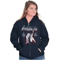 thumbnail image 4 of Betty Boop Arkansas State Map Outline Women Plus Size Zipper Hoodie Brisco Brands 2X, 4 of 5