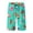1-Green, variant on Arlun Summer Casual Straight Leg Shorts for Women Funny Colorful Printed Hawaiian Style Beach Shorts Thin Comfortable 2026 Holiday Vacation Casual Bottom Outfit 3-Purple XL