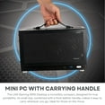 thumbnail image 2 of LAN Gamer RTX 5080 16GB, 8-Core AMD Ryzen 7 8700F CPU, 32GB DDR5 RAM, 2TB Gen4 NVMe SSD, 8.1L Mini ITX SFF Desktop w/Windows 11 Pro, 3-Year Warranty, RGB Keyboard+Mouse, Internal Wi-Fi 6E (Black), 2 of 5