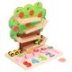 thumbnail image 2 of Car Ramp Toy, Color Recognition Glossy Face Fine Workmanship Race Car Track Basswood  For Early Childhood Education ANGGREK Wooden Race Track, 2 of 8
