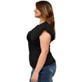 thumbnail image 2 of Blusa con manga ancha en talla extra, modelo 3811 (Negro) negro 38 Roman Fashion Blusa extra 3811, 2 of 6