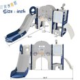 Tcbosik 9 in 1 Toddler Slide and Climber Playset with Telescope, Golf