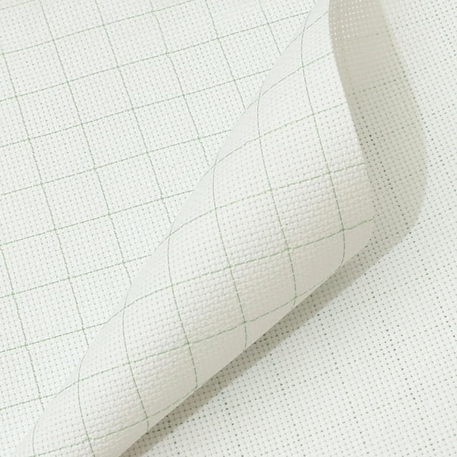 Tela Aida de 14 hilos para punto de cruz, 60 39 pulgadas (14 quilates, cuadrícula)