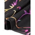 thumbnail image 5 of Agnes Orinda Women's Plus Size Halloween Pumpkin Print Pajama Set Short Sleeve Crew Neck Top and Elastic Waist Long Pants Lounge Soft Sleepwear 2X Black, 5 of 6