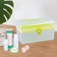 thumbnail image 3 of Caja de almacenamiento para decoración de uñas, niveles con compartimentos, contenedor para de de imitación, herramienta para Sunnimix  cajas de almacenamiento, 3 of 8