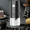 thumbnail image 3 of Fiaya Women Portable Electric Coffee Grinder, 1Pc Small Electric Coffee Bean Grinder, Adjustable Rechargeable Coffee Grind Tool for Household Office Travel (Black), 3 of 7
