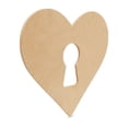 thumbnail image 4 of Wooden Heart Cutouts with Keyhole, 12 inches, Pack of 1 Unfinished Wood Sign for DIY Valentines Day Decorations, Crafts, and Wooden Romantic Love Décor, by Woodpeckers, 4 of 6