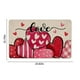 thumbnail image 3 of Felpudo de San Valentín, felpudo de bienvenida para exteriores, para puerta de entrada, con gnomos de San Valentín, regalos de corazones de amor, felpudo antideslizante, alfombra de entrada interior,, 3 of 8