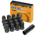 thumbnail image 1 of Rueda de ATV Lug Nuts dynofit M10 x 1.25, color negro, 16 unidades, con enchufe, 1 of 9