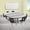 Grey, variant on Emma + Oliver 86" Oval Wave Activity Table Set with 12" Student Stack Chairs, Grey/Black