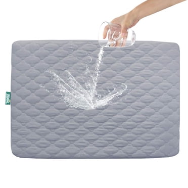 Biloban Waterproof Playard Mattress Pad Cover – Fits 36" X 36" Square Cribs