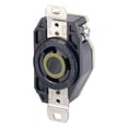 thumbnail image 1 of Receptáculo de bloqueo Leviton 2610, 30 A, 125 V, montaje empotrado, negro, 1 of 1