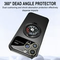 thumbnail image 3 of Fnochy Magnetic Phone Case with Gyroscope Stand, Invisible Adjustable Holder, Wireless Charging Compatible, Camera Lens Protection, Slim Glossy Design for Phone 14 Pro Max, 3 of 5