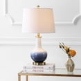 thumbnail image 1 of JONATHAN Y JYL3019A Gradient 25" Ceramic/Brass LED Table Lamp Contemporary,Traditional,Transitional for Bedroom, Living Room, Office, College Dorm, Coffee Table, Bookcase, White/Navy, 1 of 4